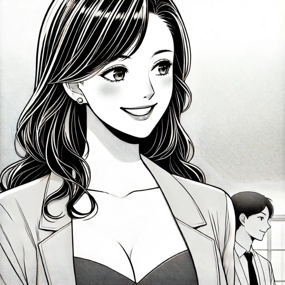 恋愛暗号を考える女性