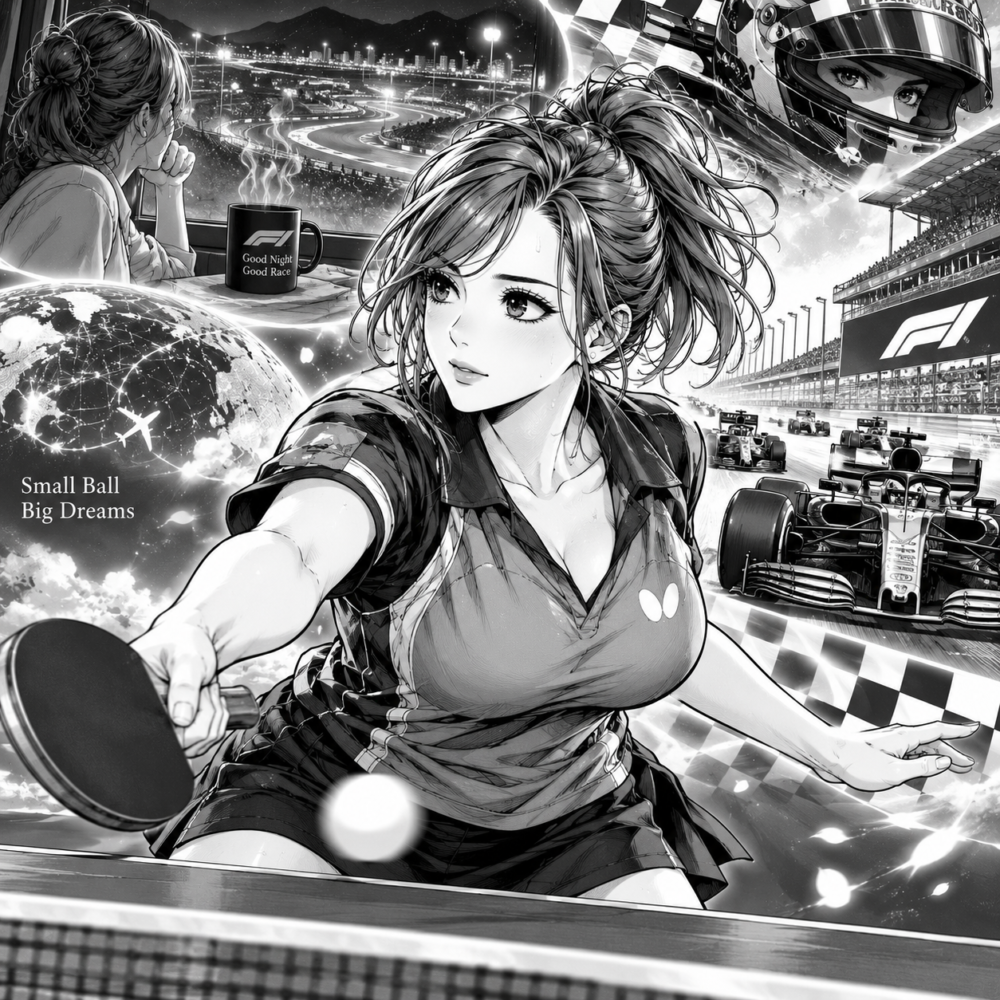 福原愛 F1観戦